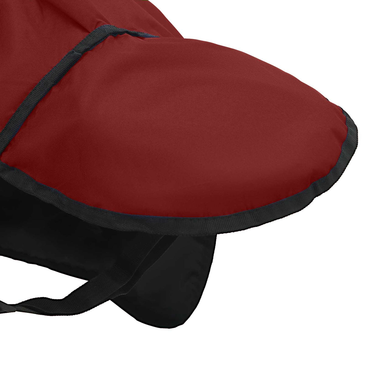 vidaXL Hästdyna Bordeaux och svart 75 cm Polyester