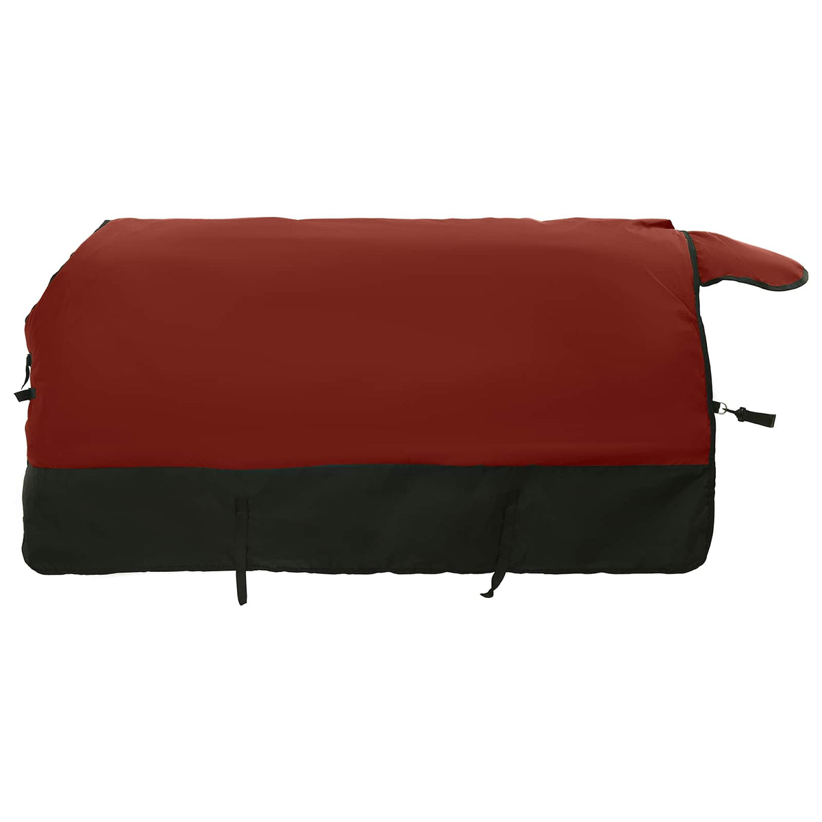 vidaXL Hästdyna Bordeaux och svart 75 cm Polyester