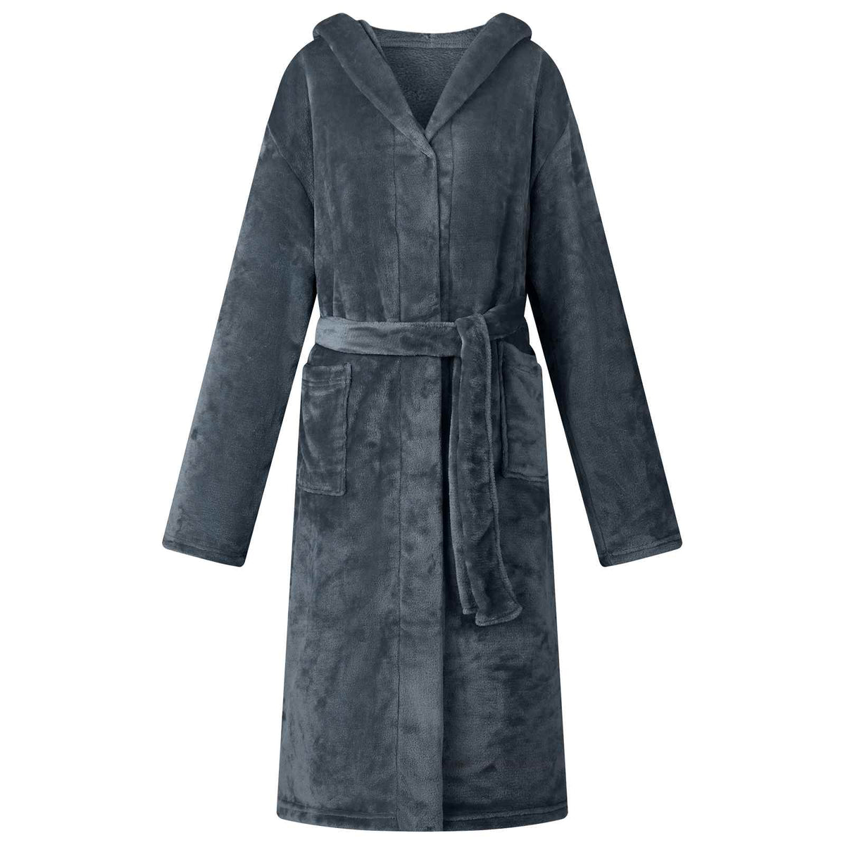 vidaXL Badräkt Hoodie Mörkblå XXXL Flanell