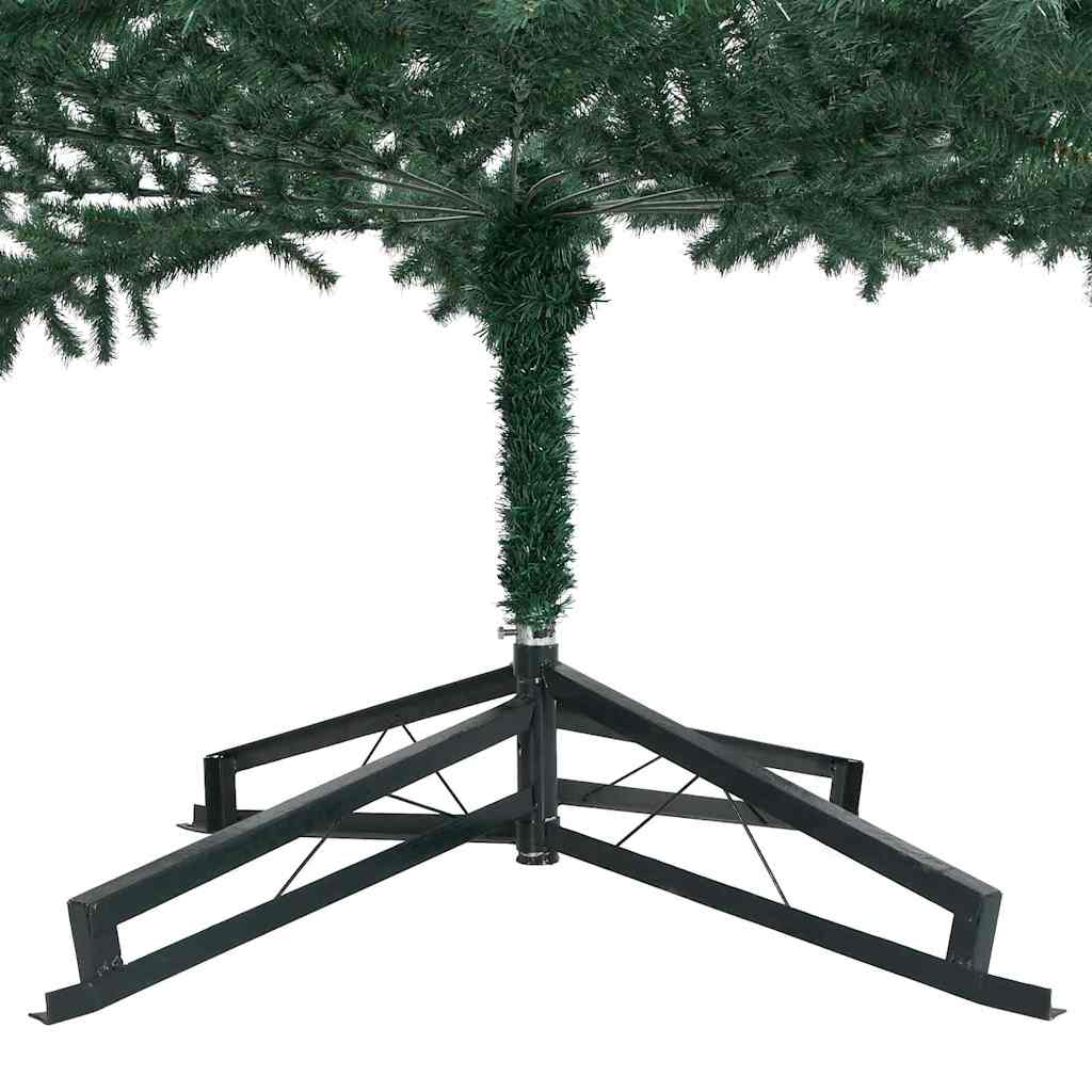vidaXL Konstgjord Förbelyst Julgran med Bollsats Grön 500 cm PVC