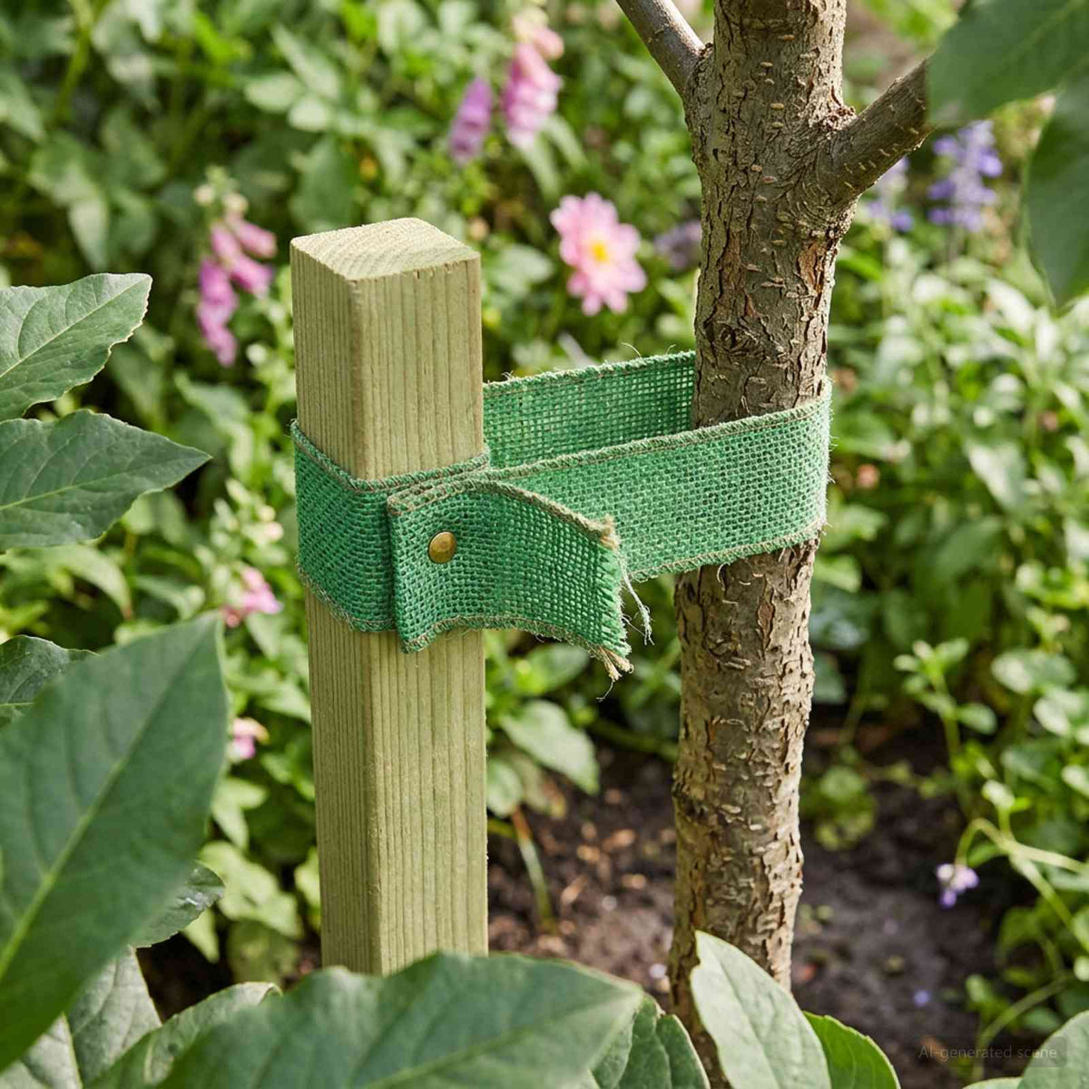 vidaXL Trädgårdsjute-nät 10 cm x 100 m 180 gsm 100% Tossa Jute Grön