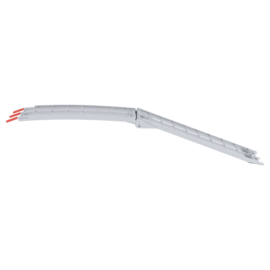 vidaXL Motorcykel Ramp Silver 340 kg per styck Aluminium