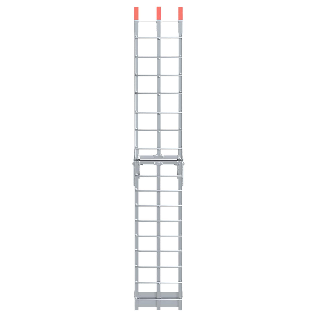 vidaXL Motorcykel Ramp Silver 340 kg per styck Aluminium