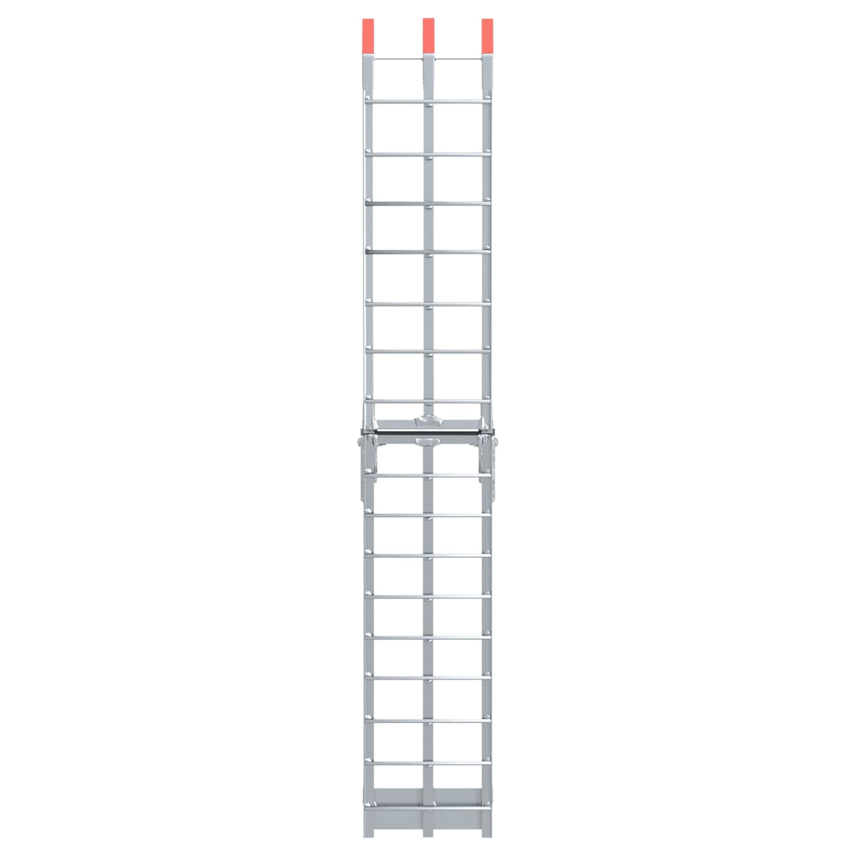 vidaXL Motorcykel Ramp Silver 340 kg per styck Aluminium