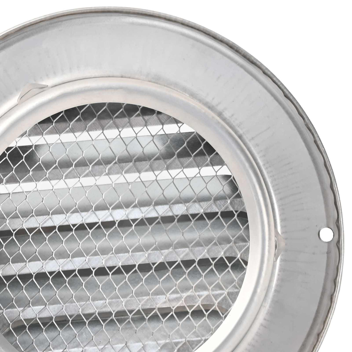 vidaXL Luftventilationslock 2 st Silver 80 mm Rostfritt stål