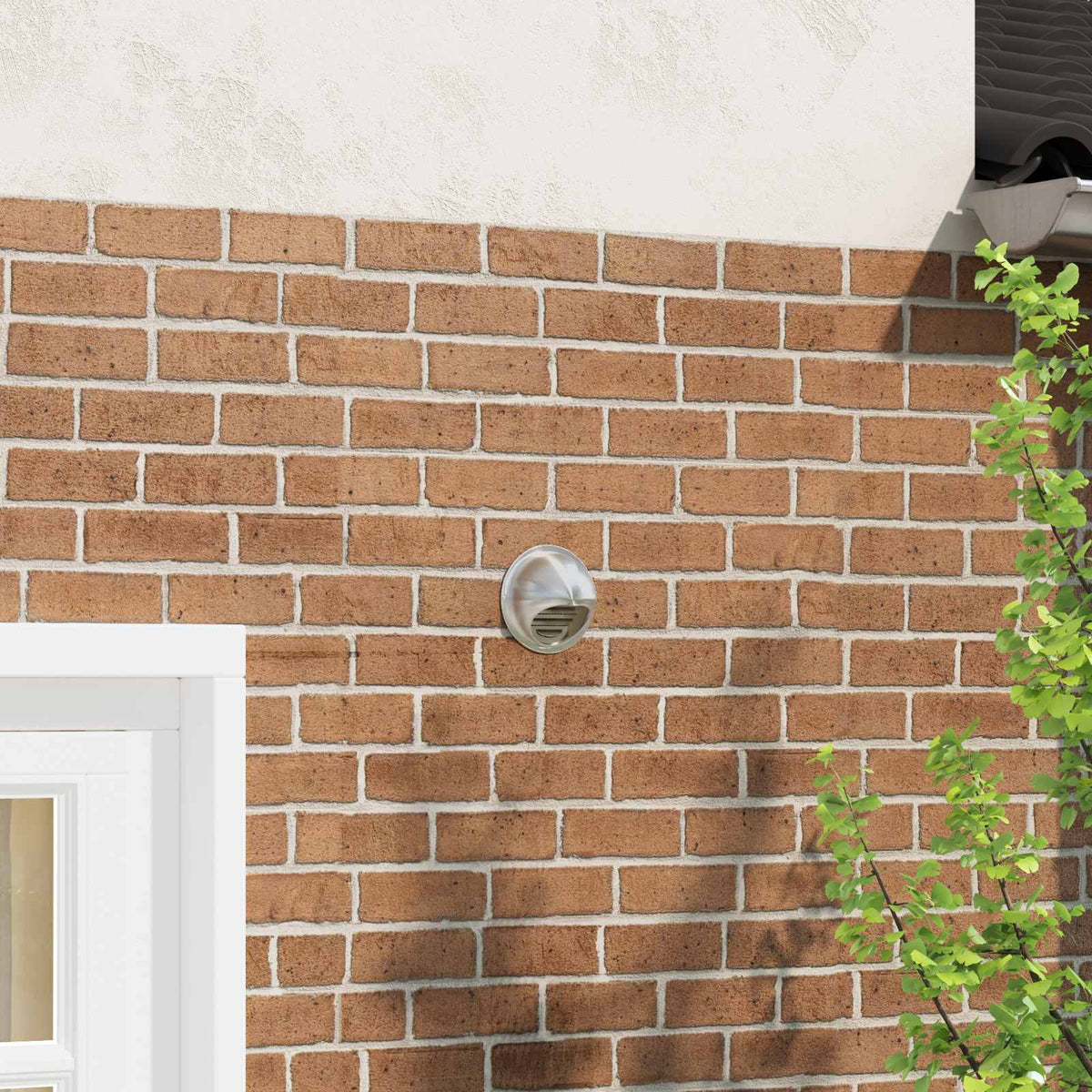 vidaXL Luftventilationslock 2 st Silver 80 mm Rostfritt stål