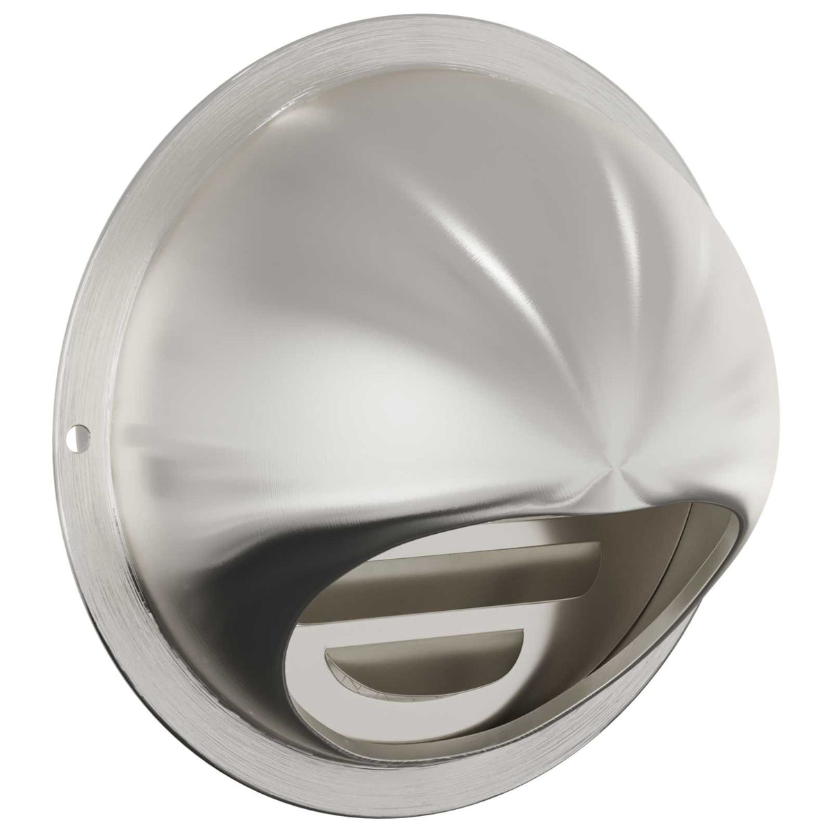 vidaXL Luftventilationslock 2 st Silver 80 mm Rostfritt stål