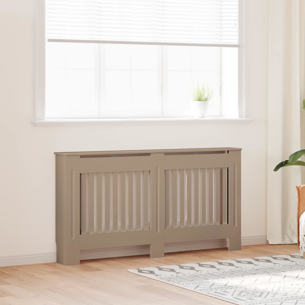vidaXL Radiatorlock 2 st Sonoma-ek 152 x 19 x 81,5 cm Konstruerat trä