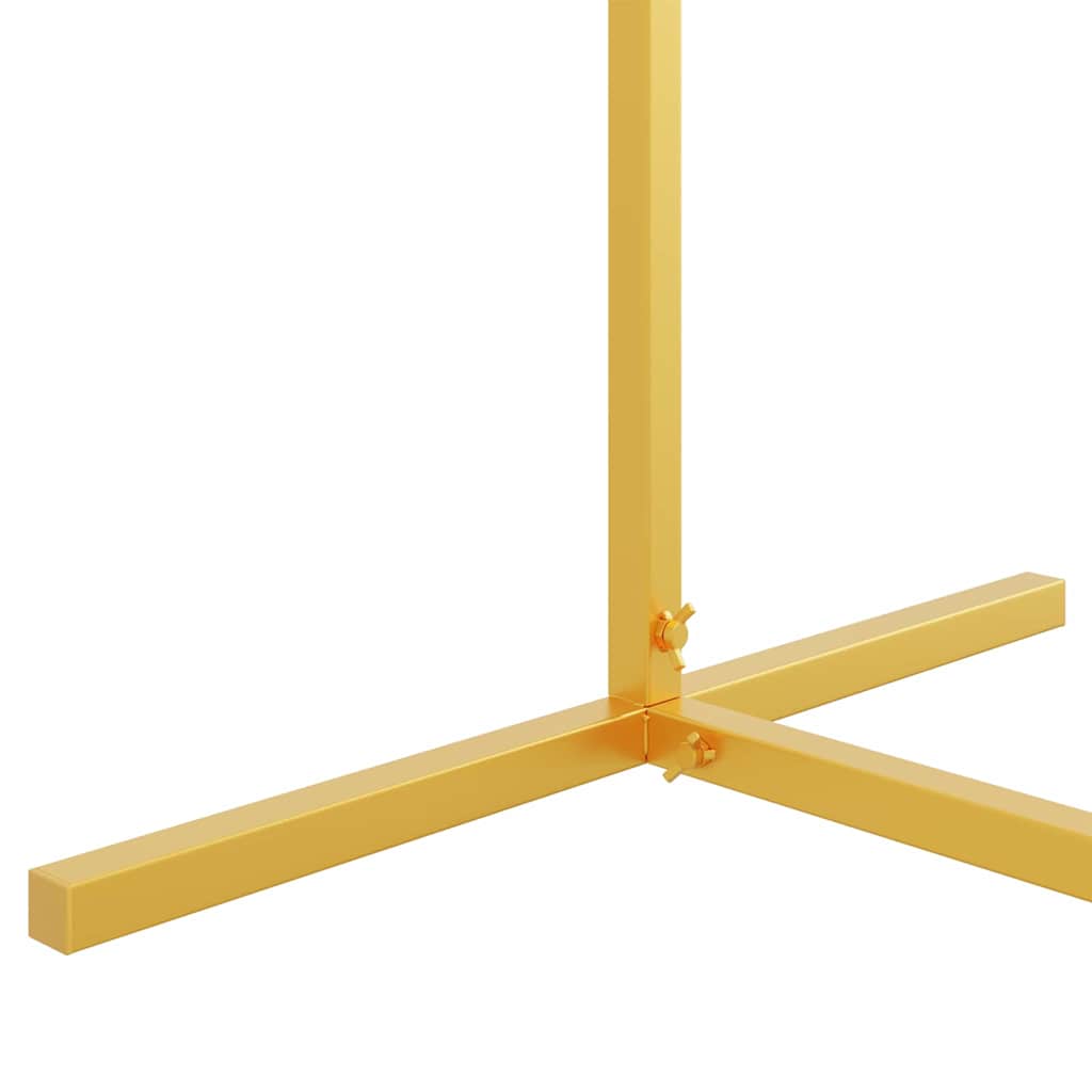 vidaXL Bröllopsbåge Guld 150 x 49,5 x 200 cm Stål