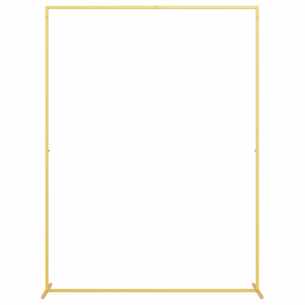 vidaXL Bröllopsbåge Guld 150 x 49,5 x 200 cm Stål