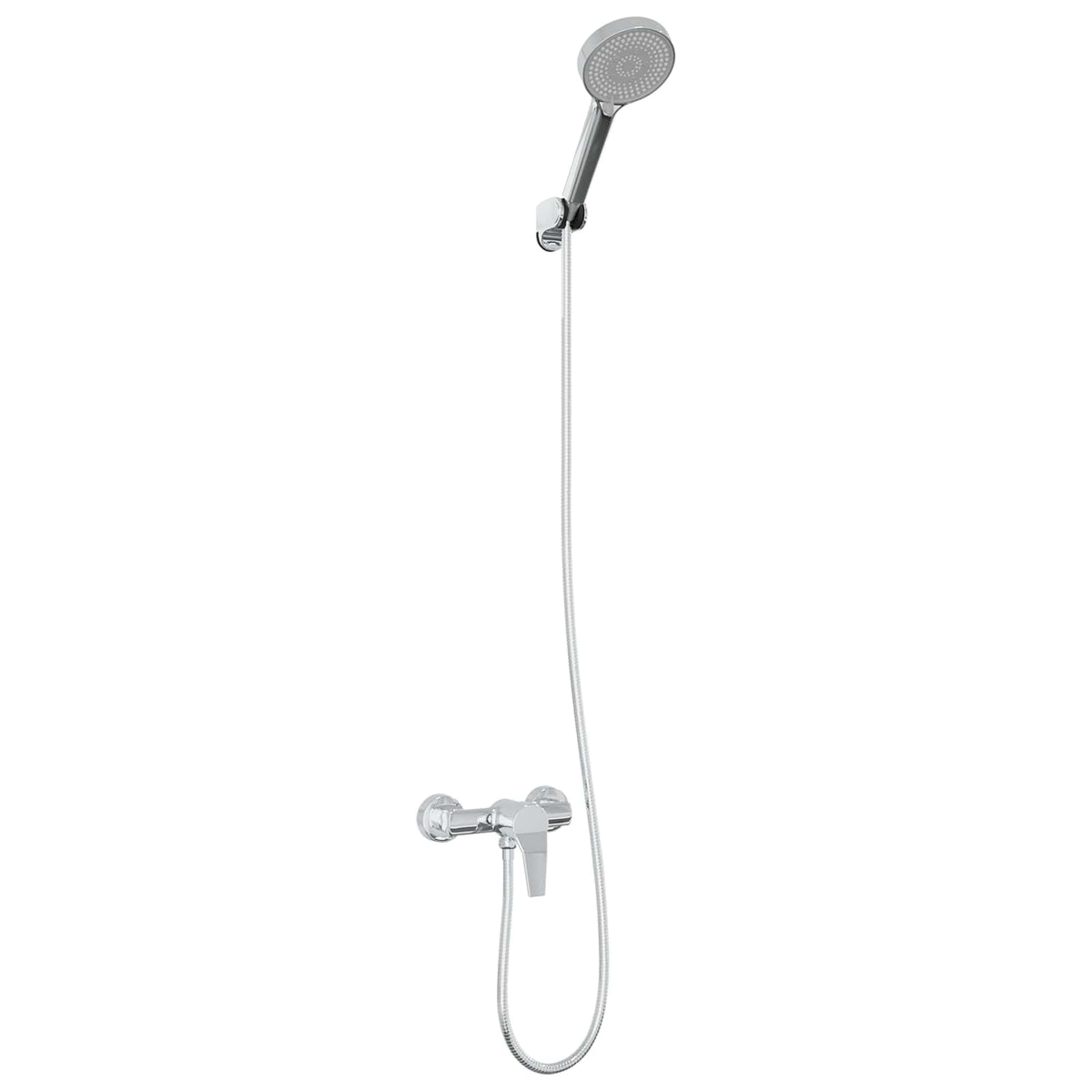 vidaXL Duschhuvud Set Krom G 1 / 2 tum Mässing