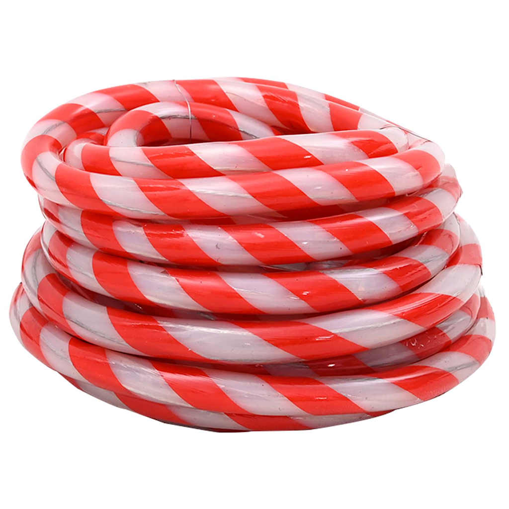 vidaXL Ljuslina med Rope lights Varmvit 20 m PVC