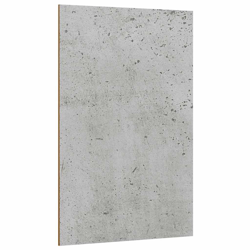 vidaXL Dekorpaneler 50 st Betonggrå 40 x 60 x 0,27 cm Konstruerat trä
