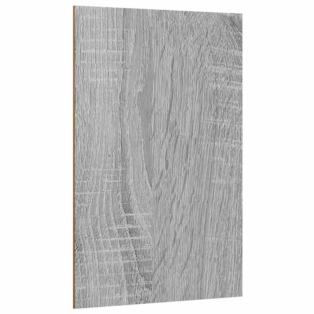 vidaXL Dekorpaneler 12 st Grå Sonoma 40 x 60 x 0,27 cm Konstruerat trä