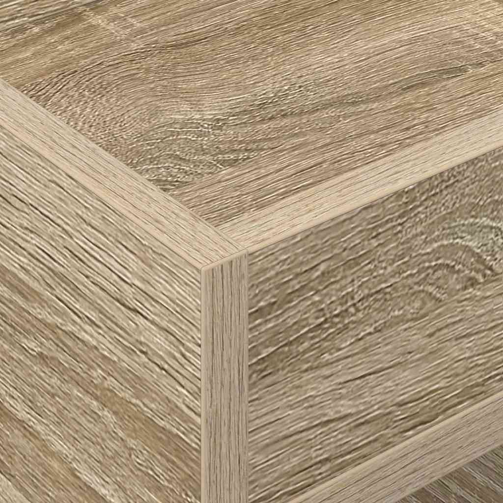 vidaXL Sidobord Sonoma-ek 30 x 30 x 56 cm Konstruerat trä