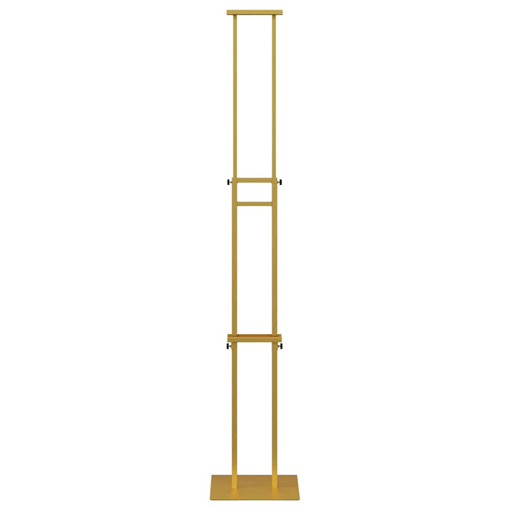 vidaXL Mässmontrar Guld 30 x 23,5 x 210 cm Stål