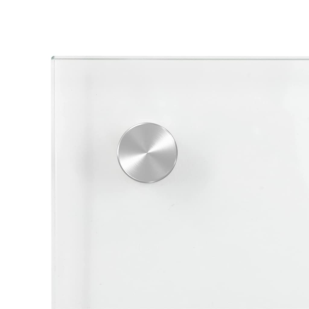 vidaXL Köksskydd 2 st Transparent 100 x 50 cm härdat glas