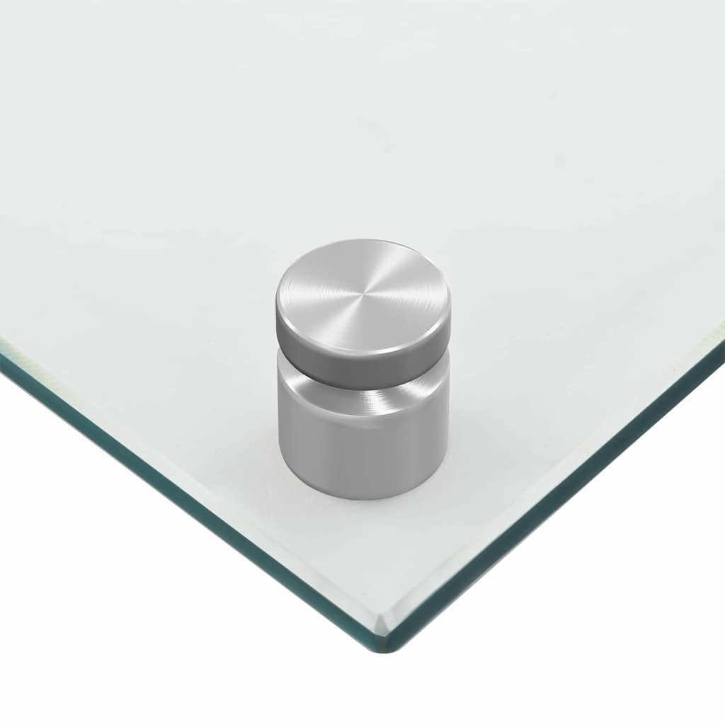 vidaXL Köksskydd 2 st Transparent 100 x 50 cm härdat glas