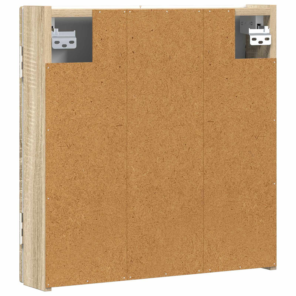 vidaXL Darttavla Skåp EDE Sonoma-ek 52,5 x 10,5 x 53,5 cm