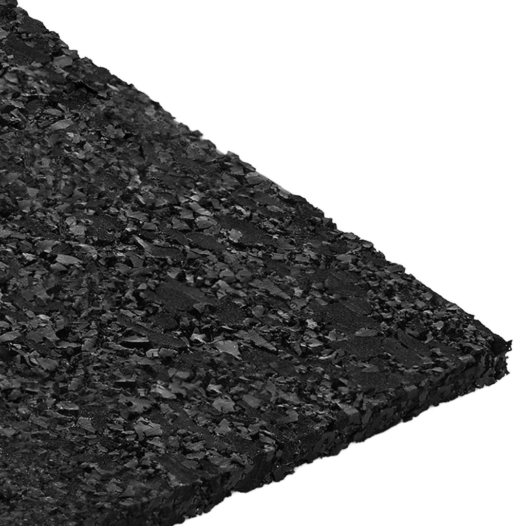 vidaXL Gummigranulat uteplatsplatta Svart 6 x 9 x 0,3 cm Gummi