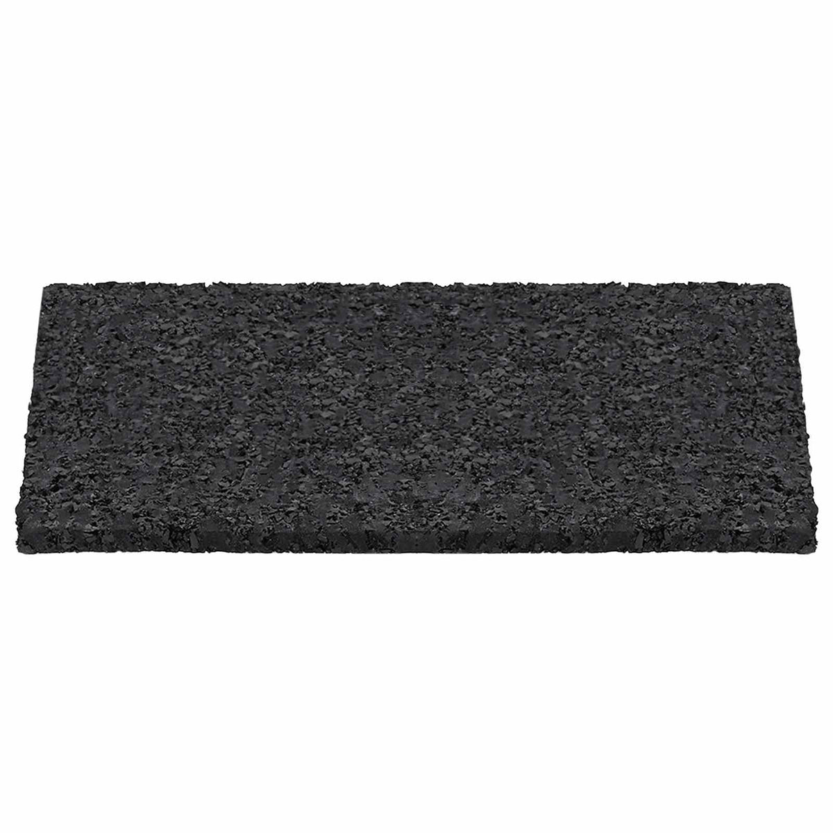 vidaXL Gummigranulat uteplatsplatta Svart 6 x 9 x 0,3 cm Gummi