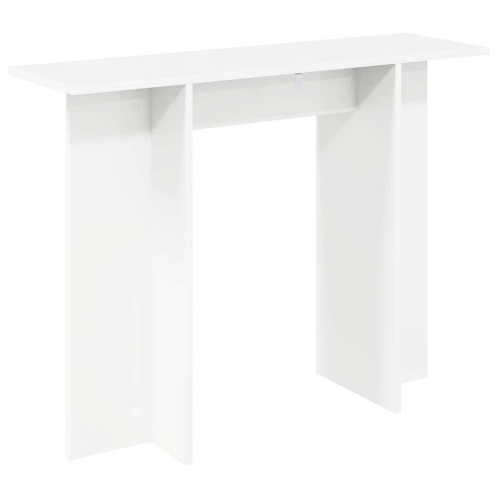 vidaXL Konsolbord Vit 100 x 30 x 75 cm Konstruerat trä