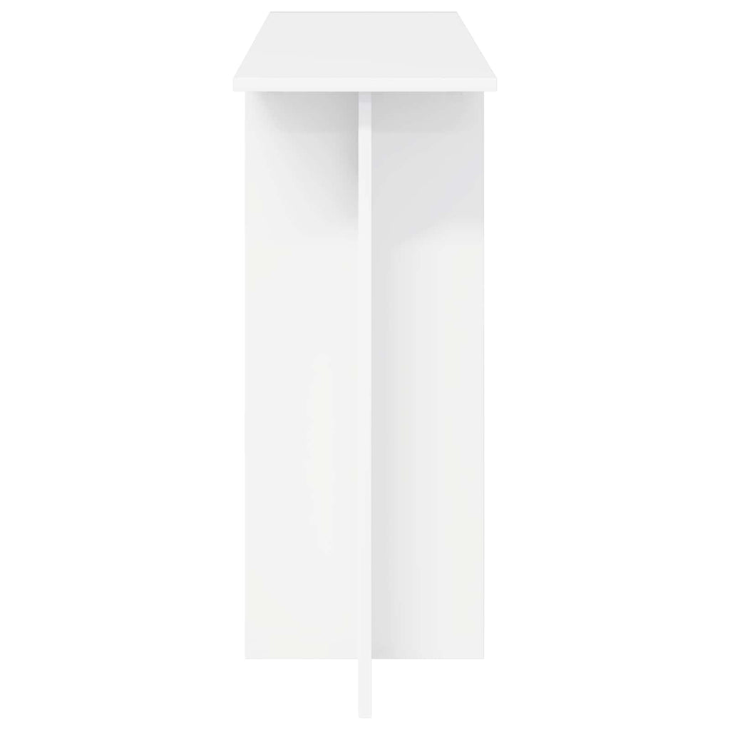 vidaXL Konsolbord Vit 100 x 30 x 75 cm Konstruerat trä