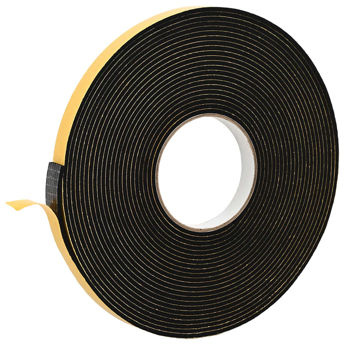 vidaXL Självhäftande skumtape Svart 20mm x 10m CR skum
