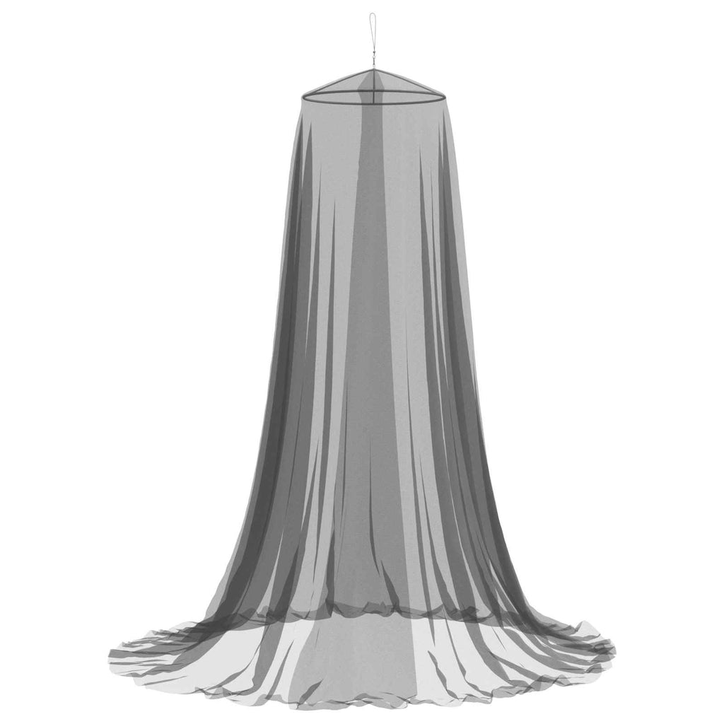 vidaXL Myggnät för säng 3 st 156 mesh Svart Ø56 x 220 cm Polyester