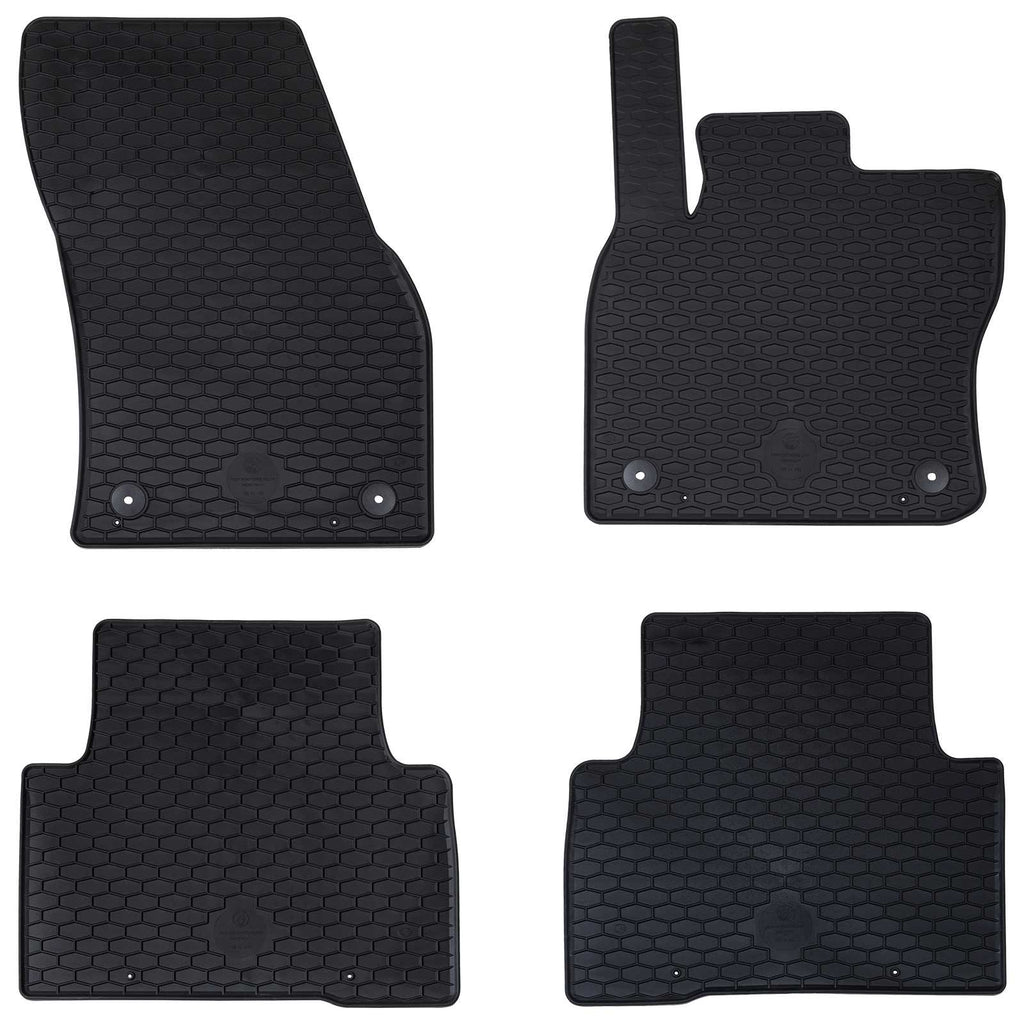 vidaXL Bilmatta 4 st Passar VW TIGUAN 2016-2023 Gummi