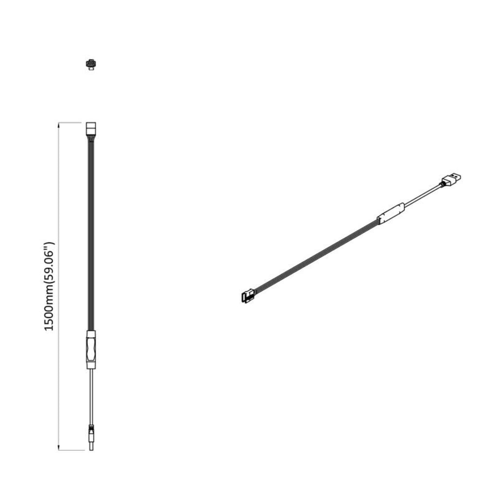 vidaXL LED Band 12 st Svart och Transparent Koppar och plast