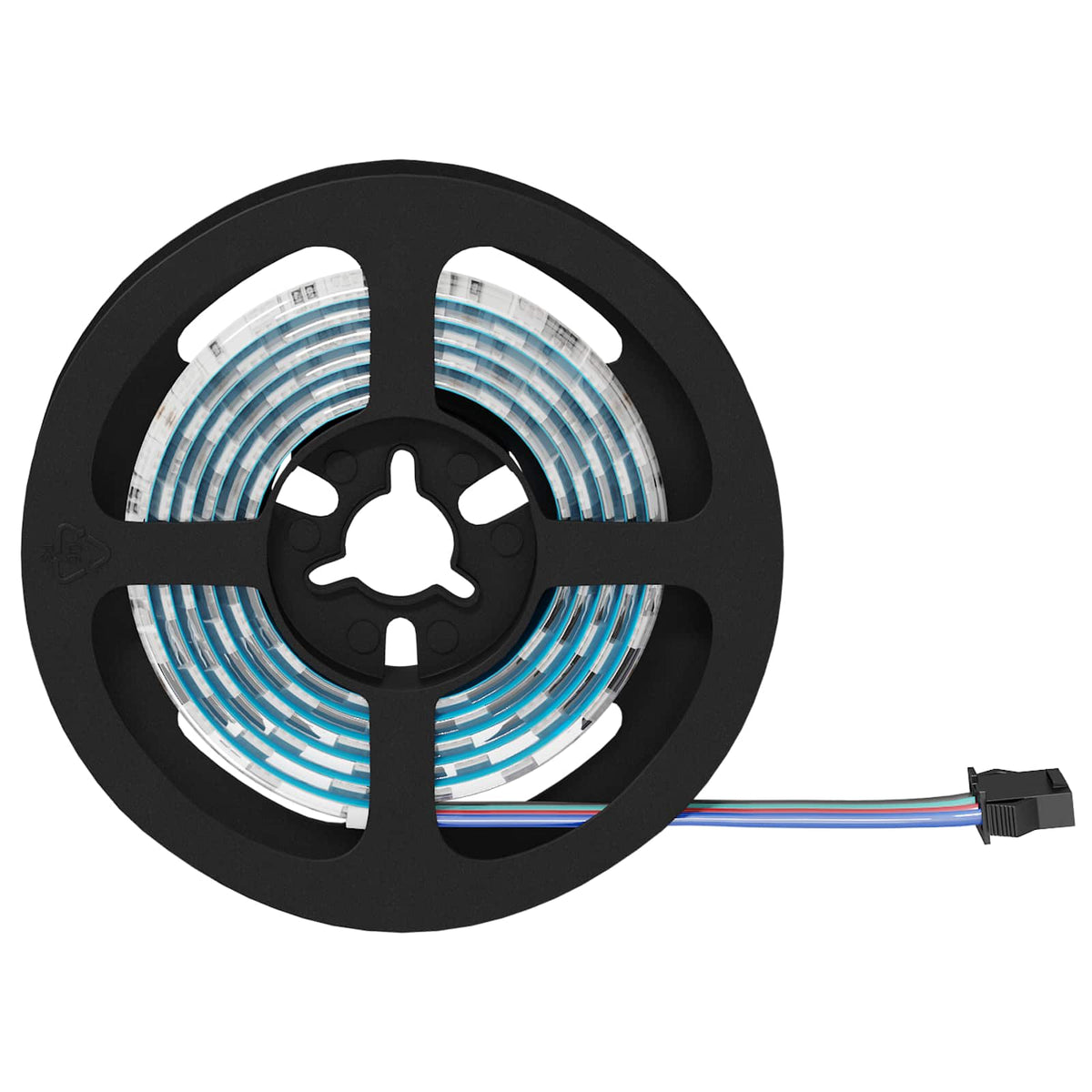 vidaXL LED Band 2 st Svart och Transparent Koppar och plast