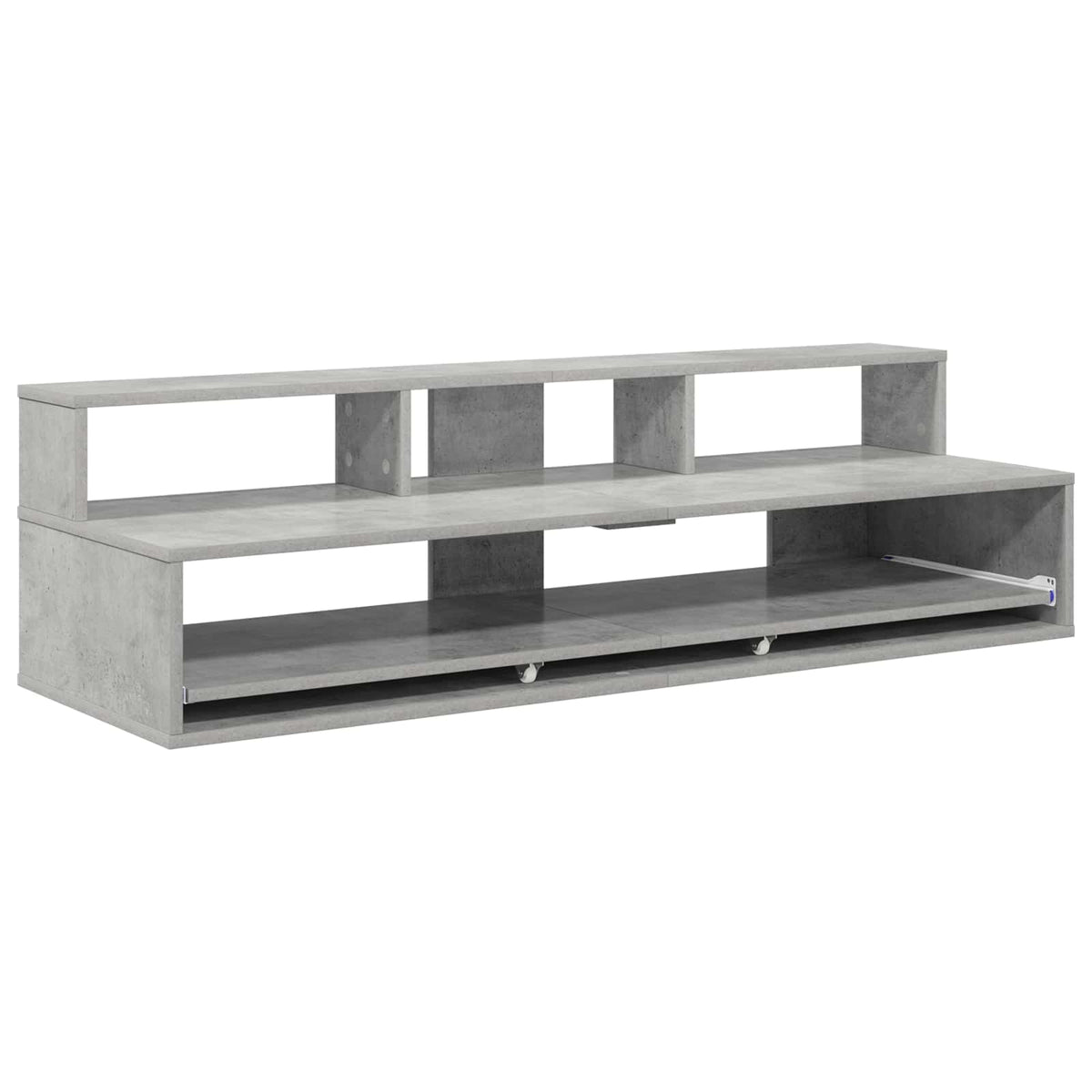 vidaXL Studio skrivbord Betonggrå 110 x 42,5 x 36 cm Konstruerat trä