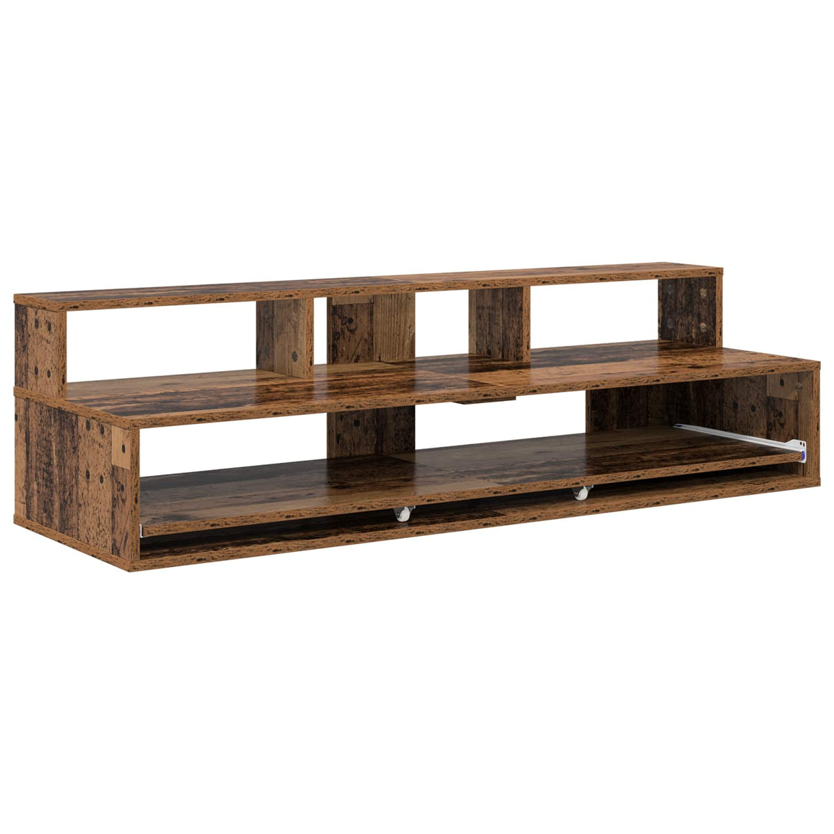 vidaXL Studio skrivbord Gammalt trä 110 x 42,5 x 36 cm Konstruerat trä