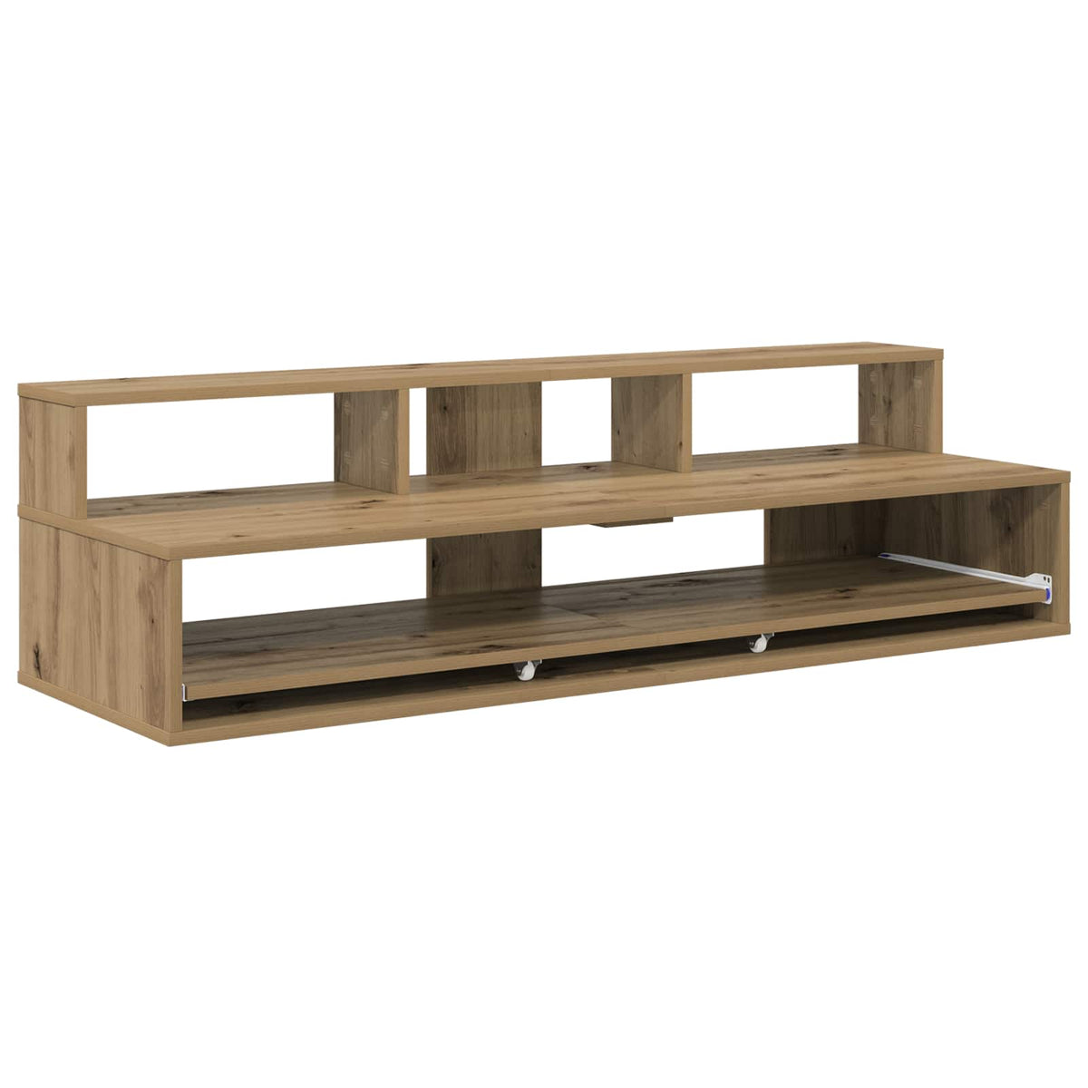 vidaXL Studio skrivbord Artisan-ek 110 x 42,5 x 36 cm Konstruerat trä