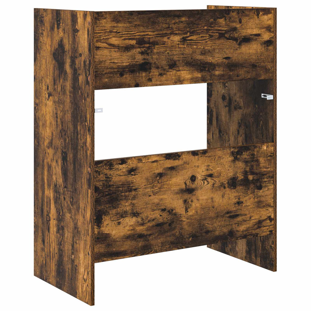 vidaXL DJ-bord Rökt ek 62 x 45 x 102 cm Konstruerat trä
