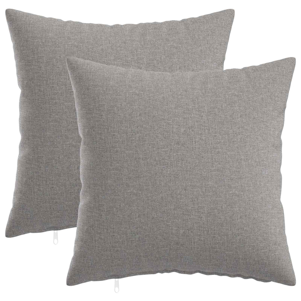 vidaXL Kuddöverdrag 2 st HEERLEN Moln Grå 30 x 30 cm Tyg