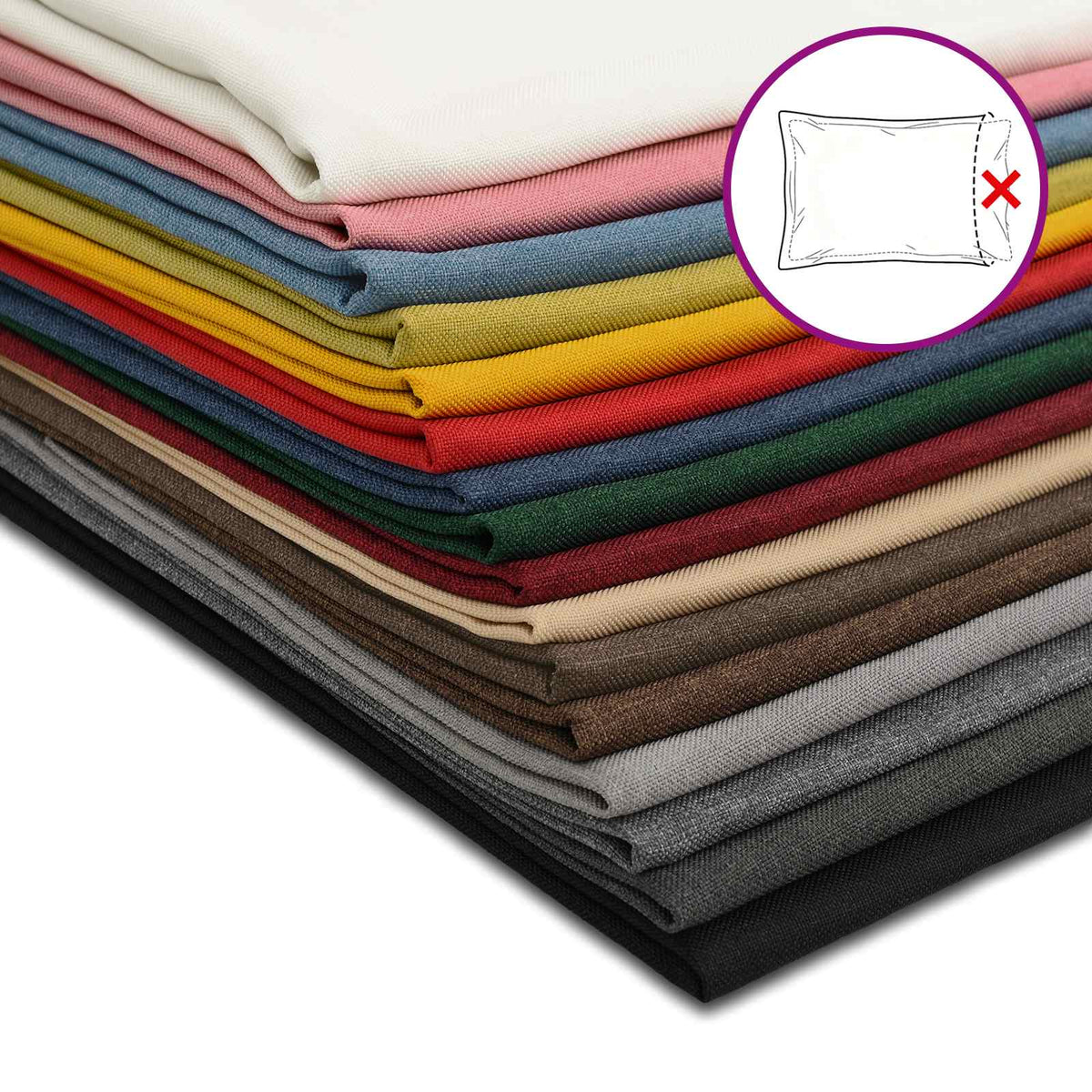 vidaXL Kuddöverdrag 2 st HEERLEN Moln Grå 30 x 30 cm Tyg