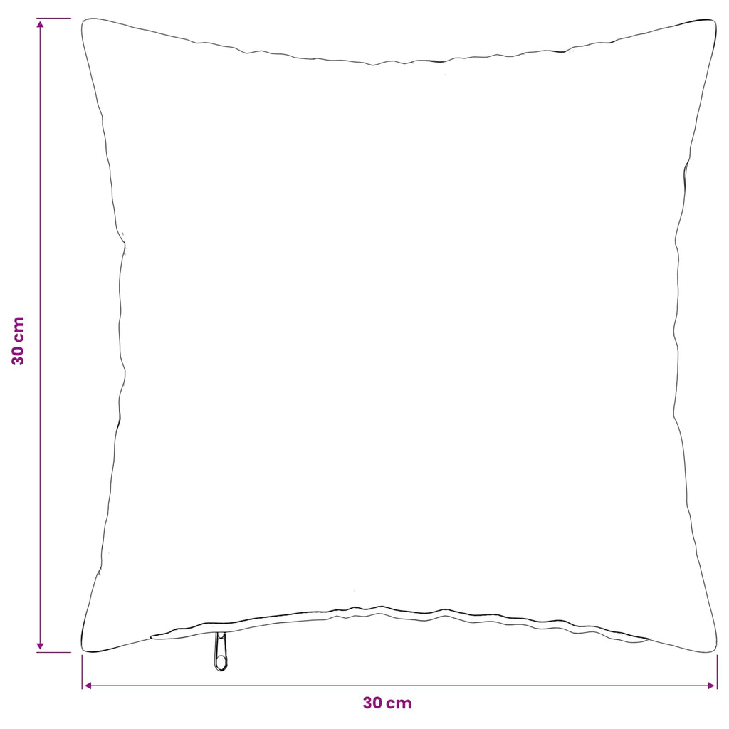 vidaXL Kuddöverdrag 2 st HEERLEN Moln Grå 30 x 30 cm Tyg