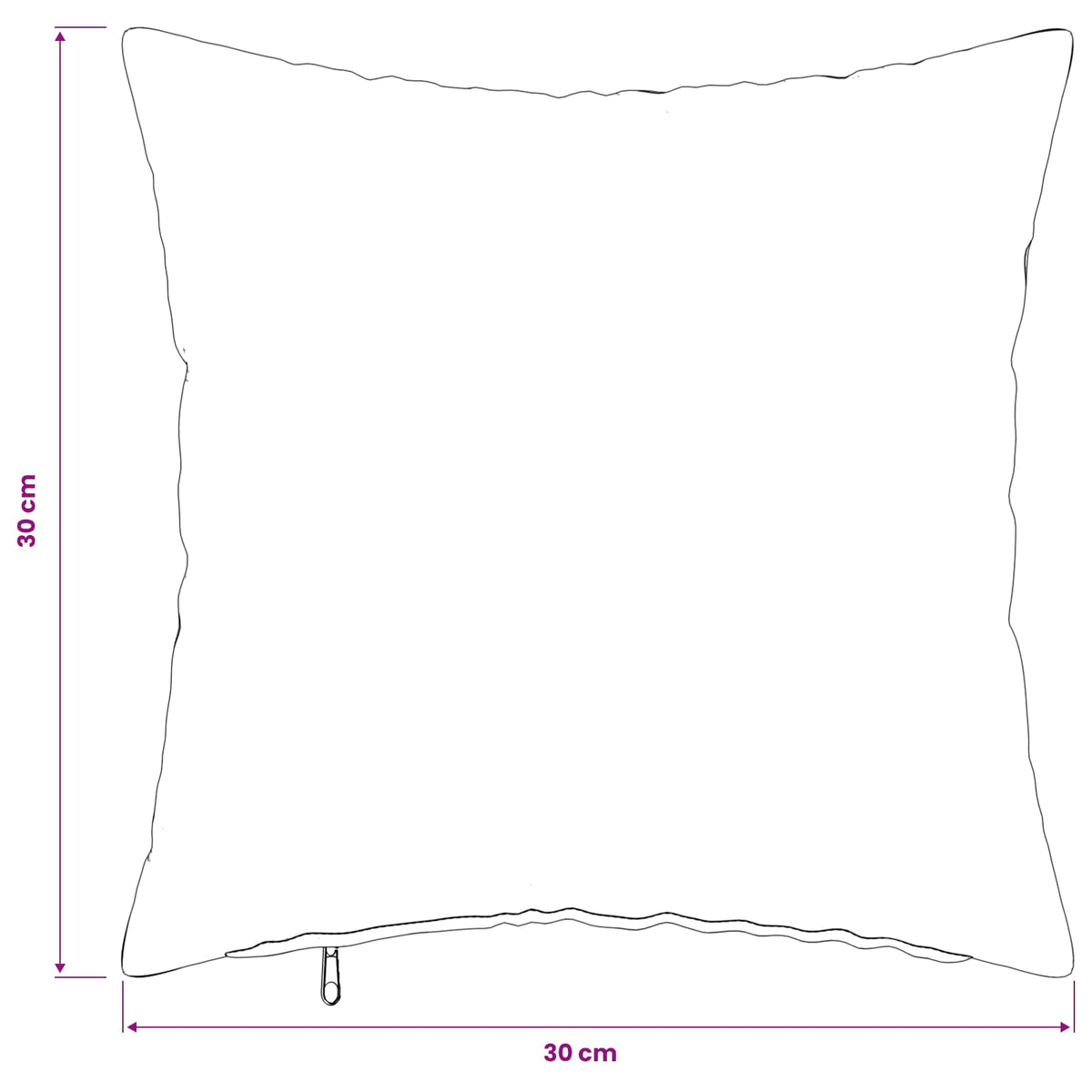 vidaXL Kuddöverdrag 2 st HEERLEN Moln Grå 30 x 30 cm Tyg