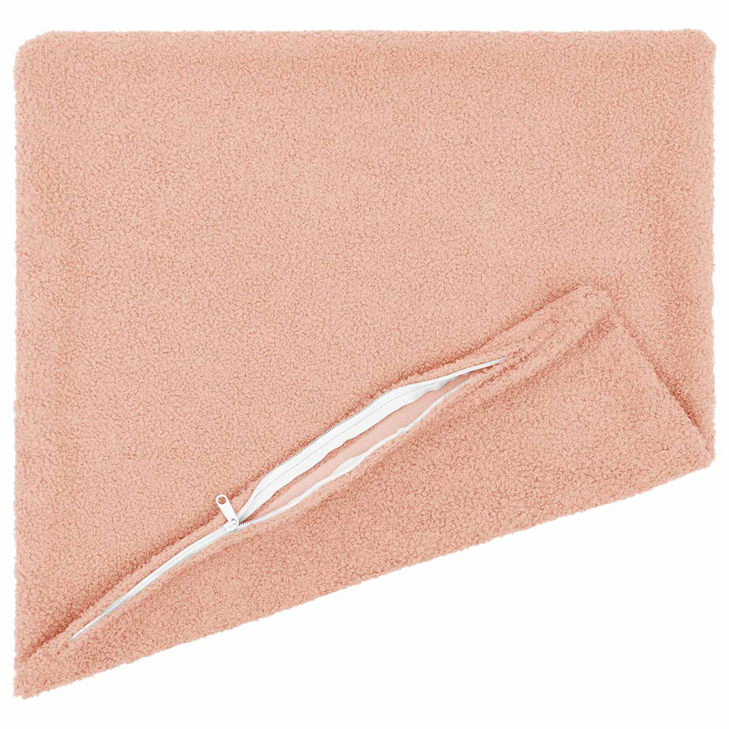 vidaXL Kuddöverdrag 6 st HEERLEN Rosa 30 x 30 cm Bouclé