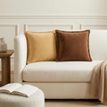 vidaXL Kasta Kudde 12 st HOUTEN Taupe 40 x 40 cm Flanell