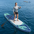 vidaXL Uppblåsbar Stand Up Paddle Board HYDROS 366 x 81 x 15 cm Turkos