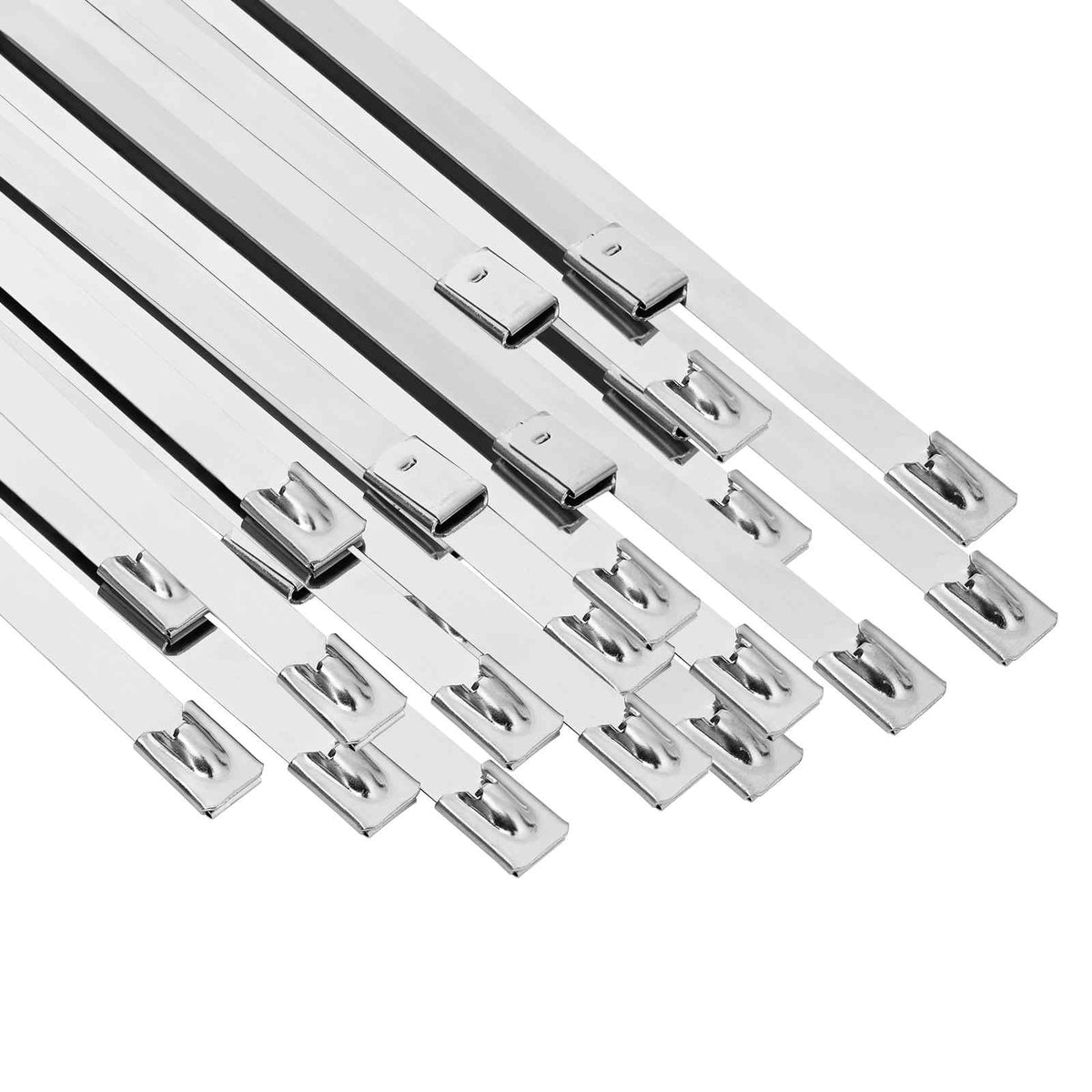 vidaXL Kabelbindare 50 st 7,9 x 350 mm Silver
