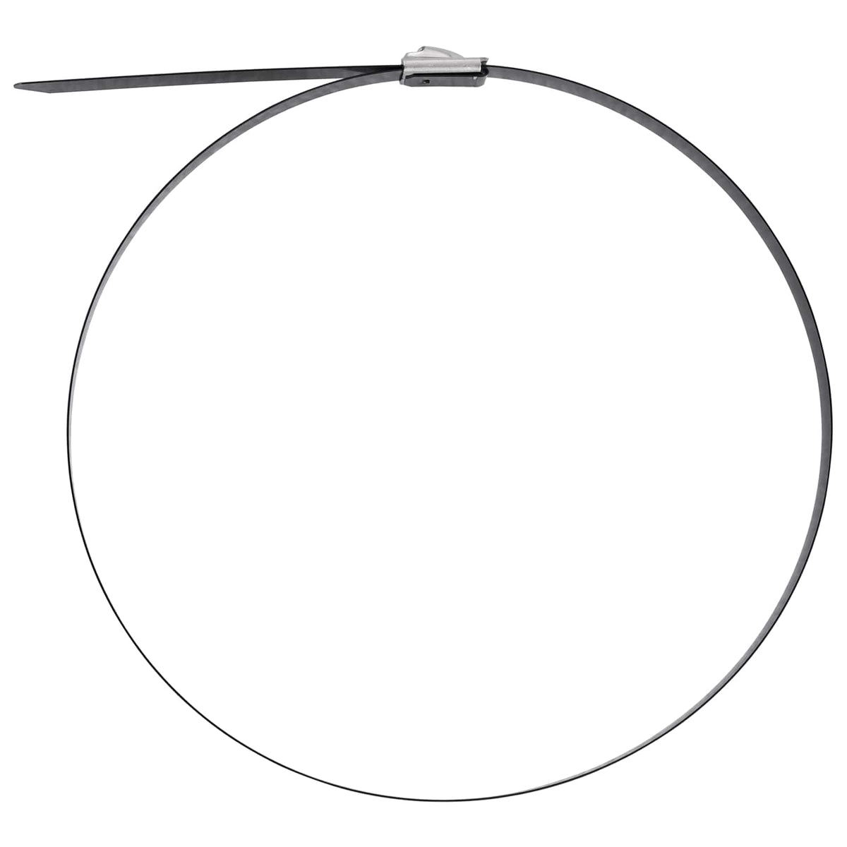 vidaXL Kabelbindare 250 st 7,9 x 400 mm Svart