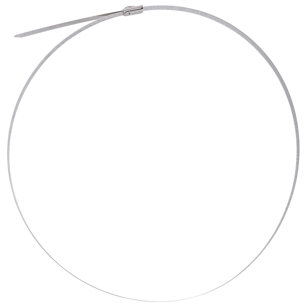vidaXL Kabelbindare 25 st 7,9 x 600 mm Silver