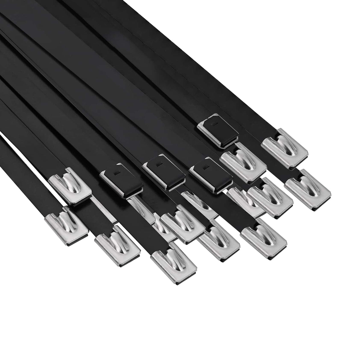 vidaXL Kabelbindare 50 st 7,9 x 700 mm Svart
