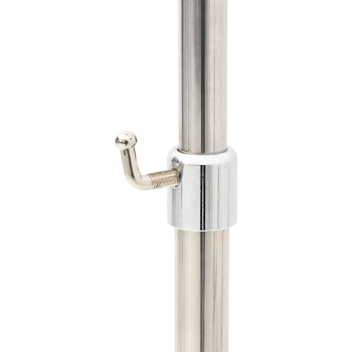 vidaXL Justerbar mannequin 120-150 cm med bas Unisex PP Vit 120-150 cm