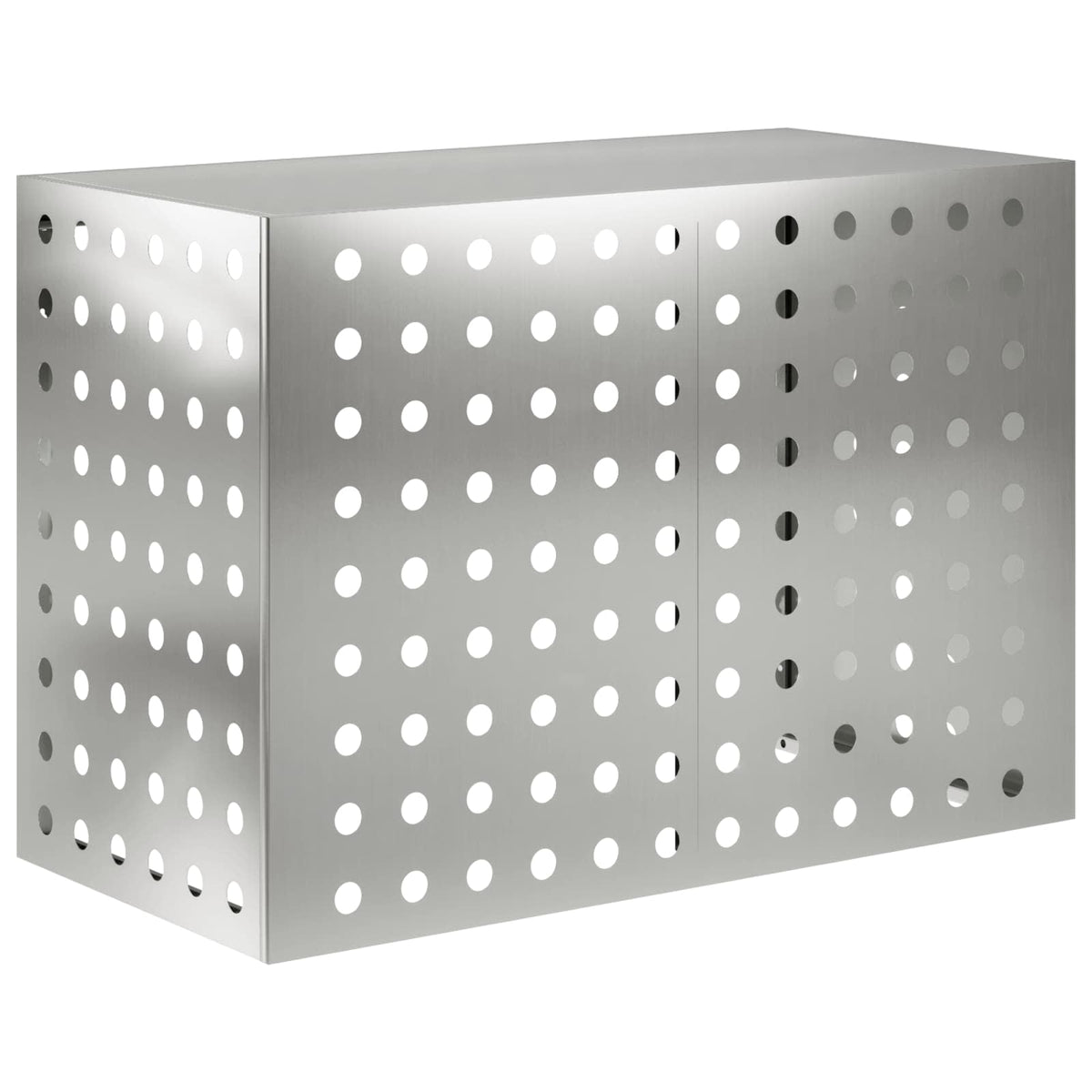 vidaXL Täckning för Luftkonditionering Silver 100 x 50 x 70 cm