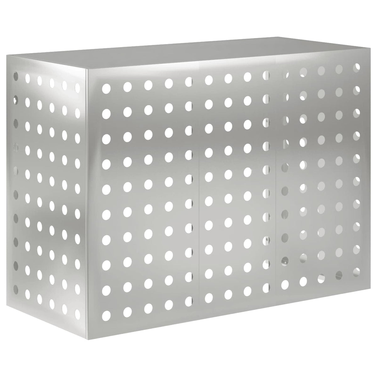 vidaXL Täckning för Luftkonditionering Silver 110 x 50 x 80 cm